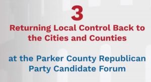 Returning Local Control Back To Cities and Counties!